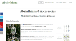 Desktop Screenshot of absintheaccessories.org