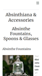 Mobile Screenshot of absintheaccessories.org